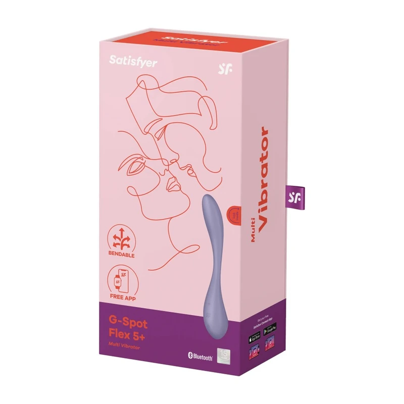 Satisfyer G-Spot Flex 5+ ljubičasti vibrator sa aplikacijom