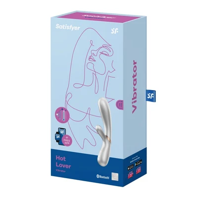 Satisfyer Hot Lover Srebrni/Champagne sa grejanjem i stimulansom klitorisa - Sexy Shop