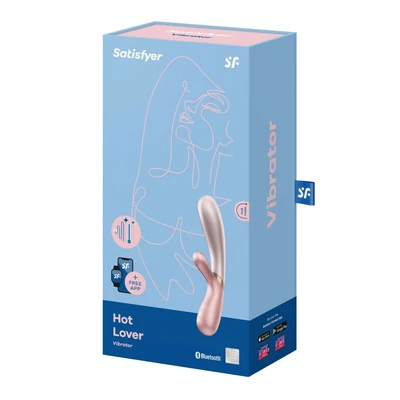 Satisfyer Hot Lover vibrator sa grejanjem - Roze/Dark Pink - Sexy Shop