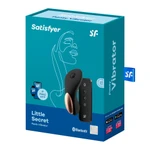 Satisfyer Little Secret Black - Panty vibrator sa daljinskim upravljačem i aplikacijom, vodootporni