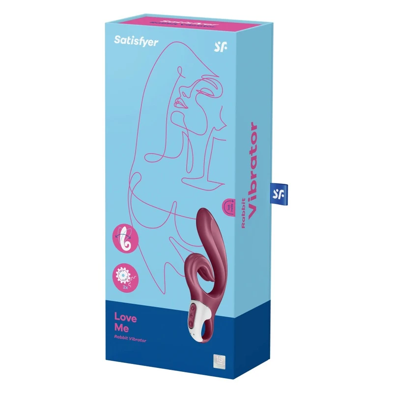 Satisfyer Love Me Bordo Vodootporni Vibrator za G-Spot i Klitoris