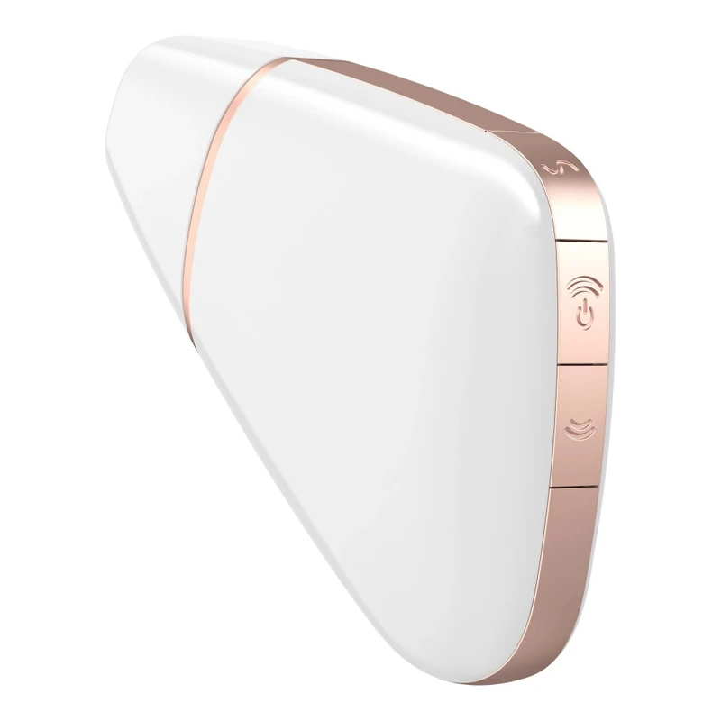 Satisfyer Love Triangle (Bela) - Vodootporni vibrator sa aplikacijom