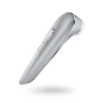 Satisfyer Luxury High Fashion vibrátor sa talasnim pritiskom, srebrni