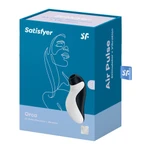 Satisfyer Orca vibrirajući vibrator sa talasima pritiska - crno-beli