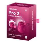 Satisfyer Pro 2 Classic Blossom - Crveni vibrator sa talasima užitka