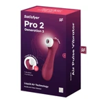 Satisfyer Pro 2 Generacija 3 sa Liquid Air tehnologijom - vino crvena