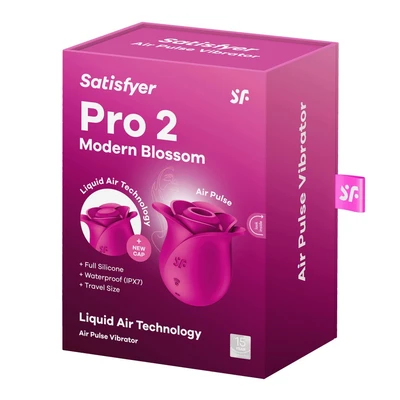 Satisfyer Pro 2 Modern Blossom - Roze vibrator za klitoralnu stimulaciju - Sexy Shop