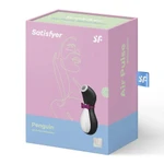 Satisfyer Pro Penguin - Vodootporni vibrator sa talasnom stimulacijom, crni