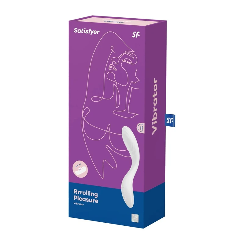 Satisfyer Rrrolling Pleasure G-spot vibrator bijeli