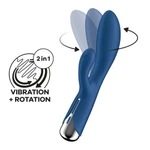 Satisfyer Spinning Rabbit 1 plavi vibracioni vibrator sa rotacijom za klitorisalnu i G-tačku stimulaciju