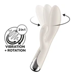 Satisfyer Spinning Rabbit 1 sa stimulansom klitorisa i G tačke, vodootporni, 20cm, braon