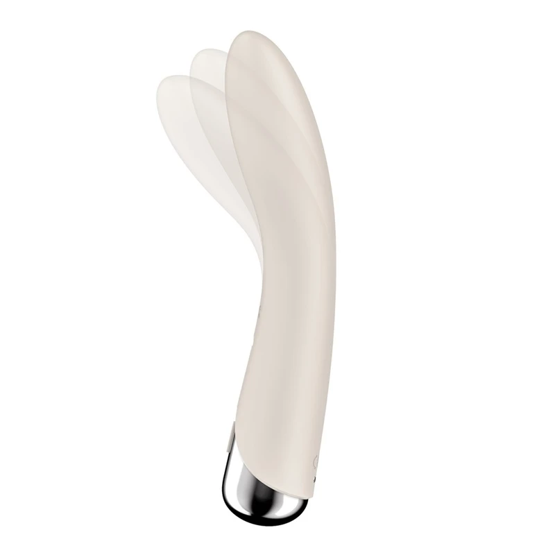 Satisfyer Spinning Vibe 1 - Rotirajući vibrator za G-tačku, vodootporan, 17,5 cm, braon
