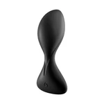 Satisfyer Trendsetter vibrirajući analni čep - crni, vodootporni, sa aplikacijom