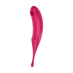 Satisfyer Twirling Pro - Crveni vibrator sa talasima pritiska i vibracijama