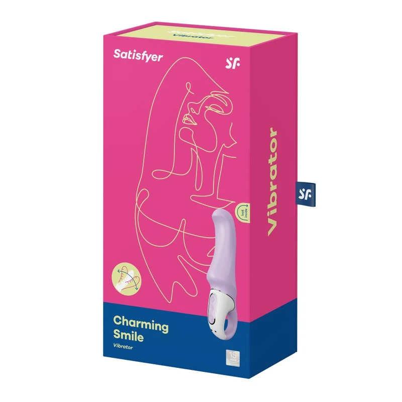 Satisfyer Vibes Charming Smile vibrator za G tačku, ljubičasti, 18cm, vodootporan