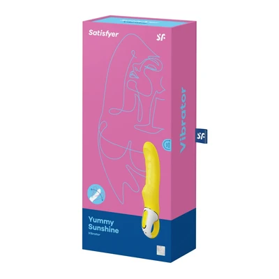 Satisfyer Yummy Sunshine - Vodootporni vibrator za G tačku, žuti, 22,5 cm - Sexy Shop