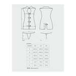 Seksi kostim stjuardese Obsessive siva L/XL