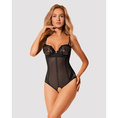Serena Love crni teddy bez gaćica M/L - Sexy Shop