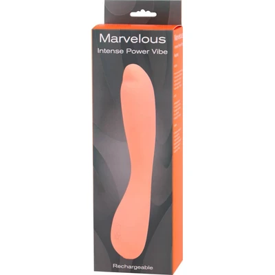 Seven Creations Marvelous Intense Power Vibe - Vodootporni Dildo za G-tačku, 21cm, Boja: Koža - Sexy Shop