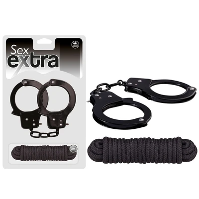SEX EXTRA - CRNE METALNE LISICE I LJUBAVI KONOPAC 3M - Sexy Shop
