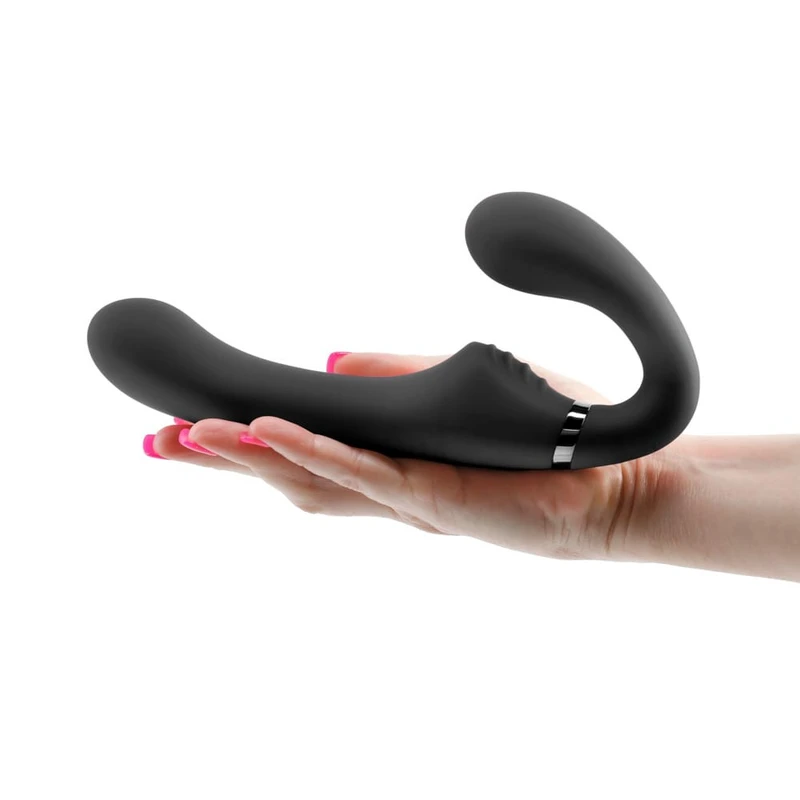 Shi/Shi - Midnight Rider - Dupli Dildo sa Daljinskim - Crni