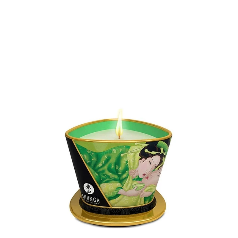 Shunga mirisna sveća za masažu - Zeleni čaj 170ml