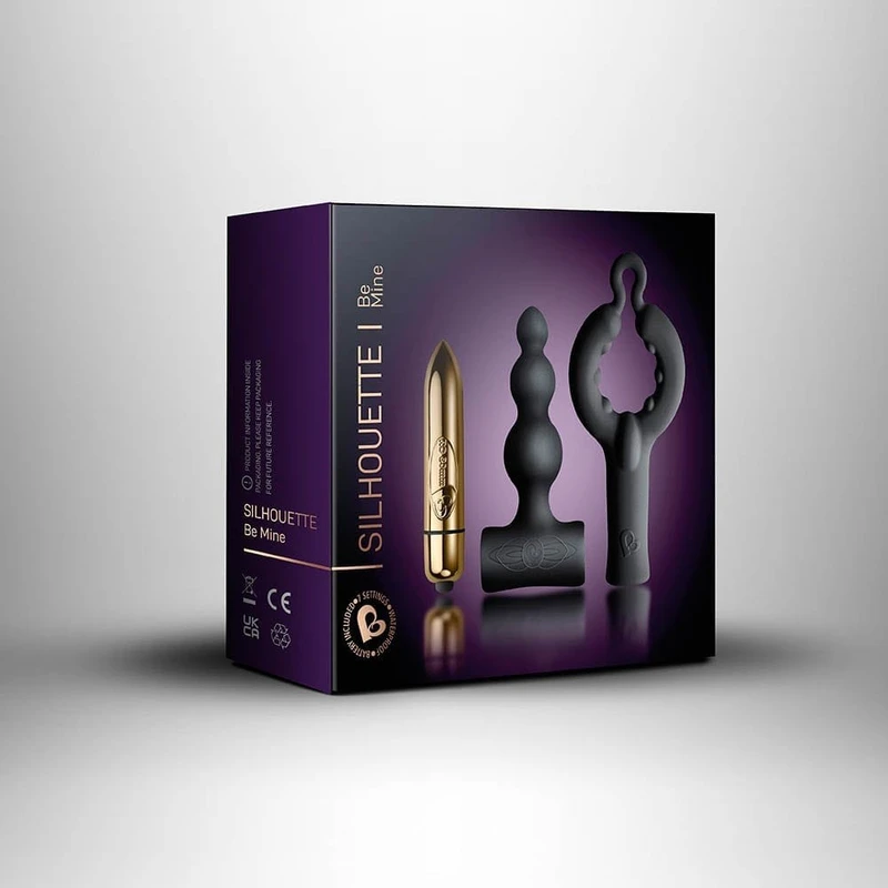 Silhouette – Be Mine Vibrator sa 7 Funkcija, Vodootporni, Crno-Zlatni