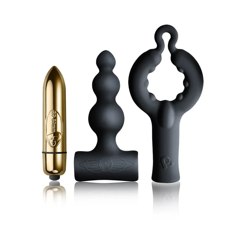 Silhouette – Be Mine Vibrator sa 7 Funkcija, Vodootporni, Crno-Zlatni