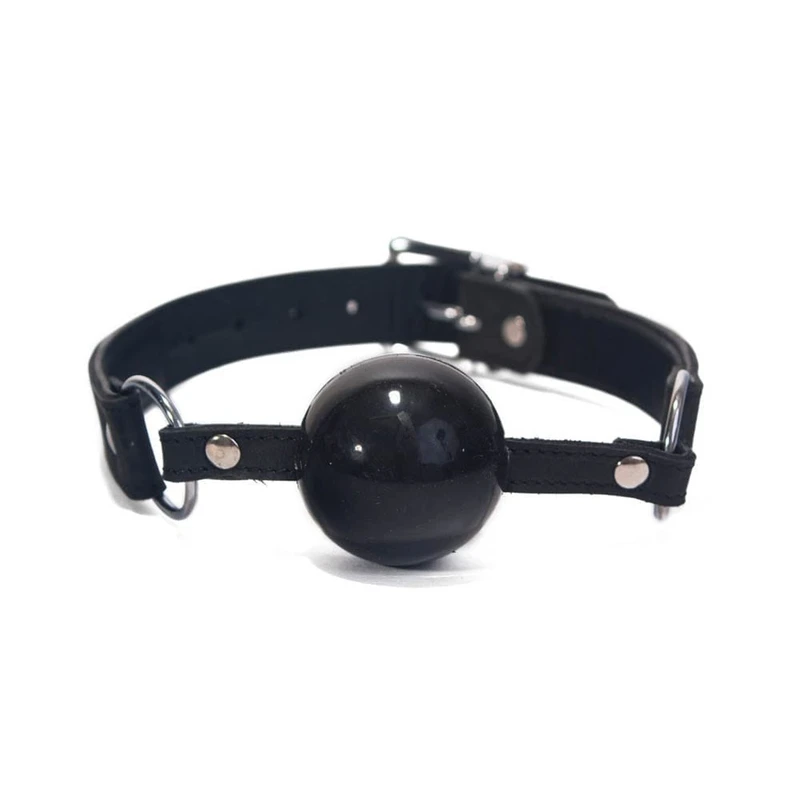 Silicone Ball Gag Crna - Devil Sticks