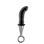 Silicone Prostata Masazer 19,5cm Crni