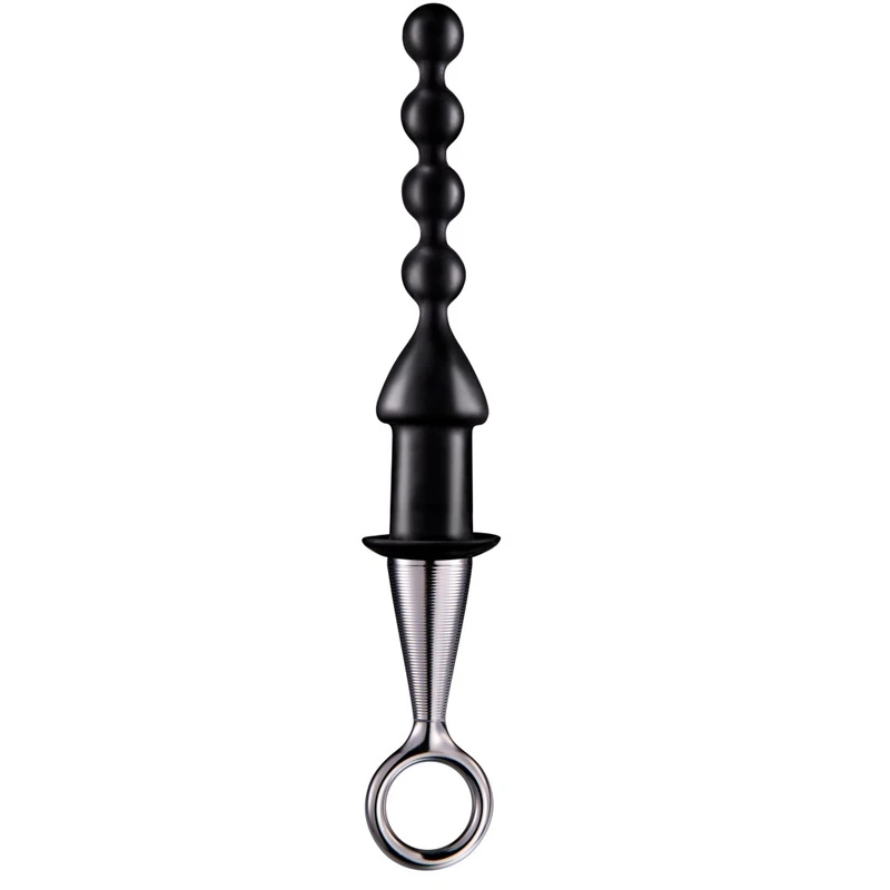 Silikonski analni čep 26cm - crni Nmc