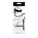 Sinful Crni Ogrlica sa Povezom 1'' - 52cm