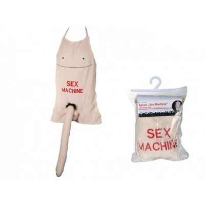 Smesni plišani predpasnik sa peniskom 52 cm za muške zabave - Sexy Shop