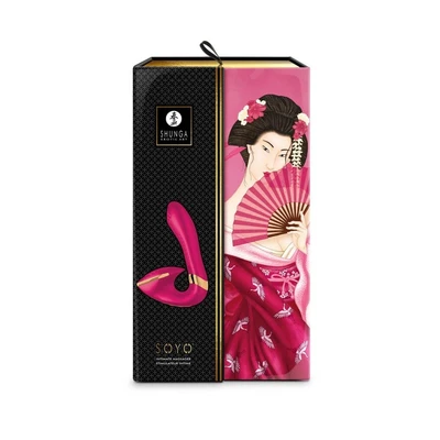SOYO™ RASPBERRY - klitoralni vibrator sa dvostrukim motorima, 17cm, bordo, vodootporan - Sexy Shop