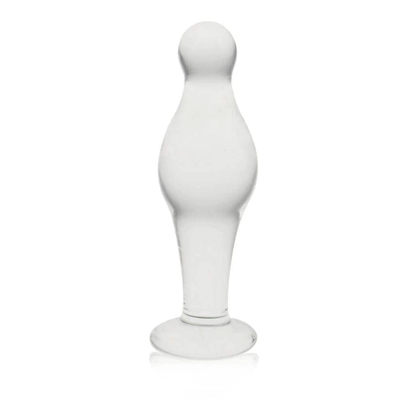 Stakleni analni čep Lovetoy 11,3cm proziran i vodootporan