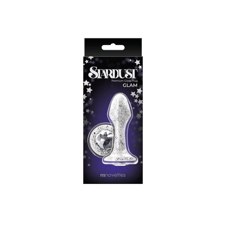 Stardust Glam - Bijela Vodootporna Igrička za Odrasle 9,5 cm