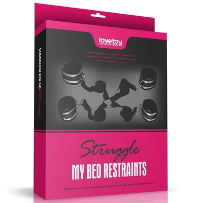 Struggle My Bed Udobne Rukavice za Ograničenje s Velcro Trakom - Sexy Shop