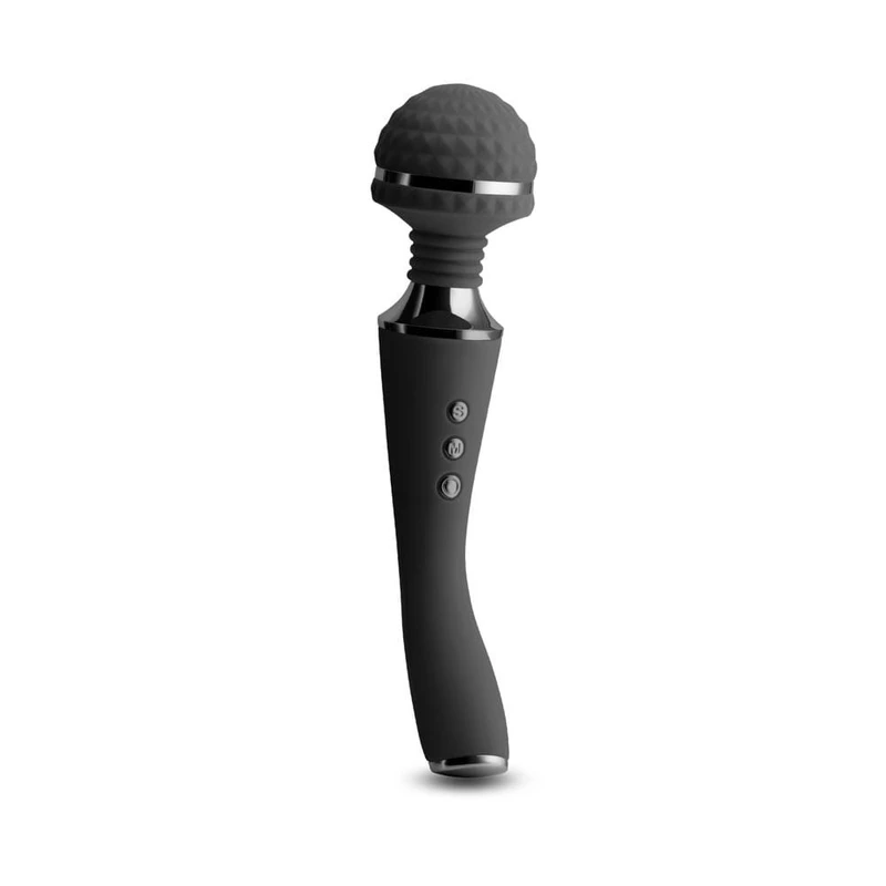 Sugar Pop - Bliss - Crni vibrator sa grejanjem 22,4cm