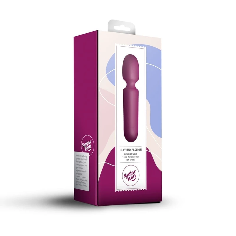 SugarBoo - Bordo Vibrator sa 10 Vibracija, Vodootporan, 16,9 cm