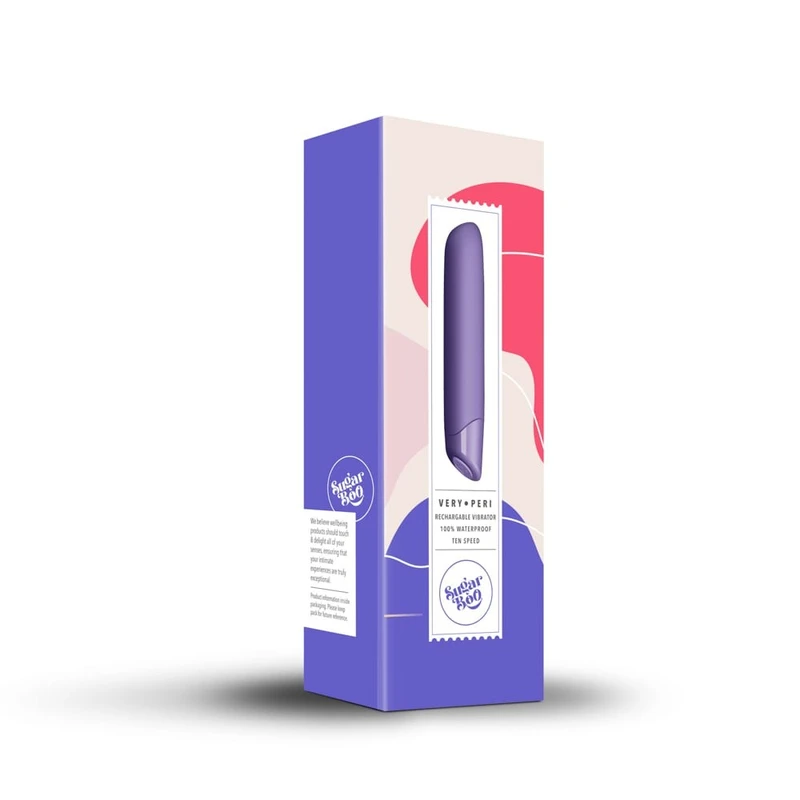 SugarBoo - Veoma Perikoja sa 10 vibracionih modova, ljubičasta, vodootporna