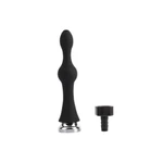 Teasing Enema Priključak - Crni, 15,3 cm, Silikon