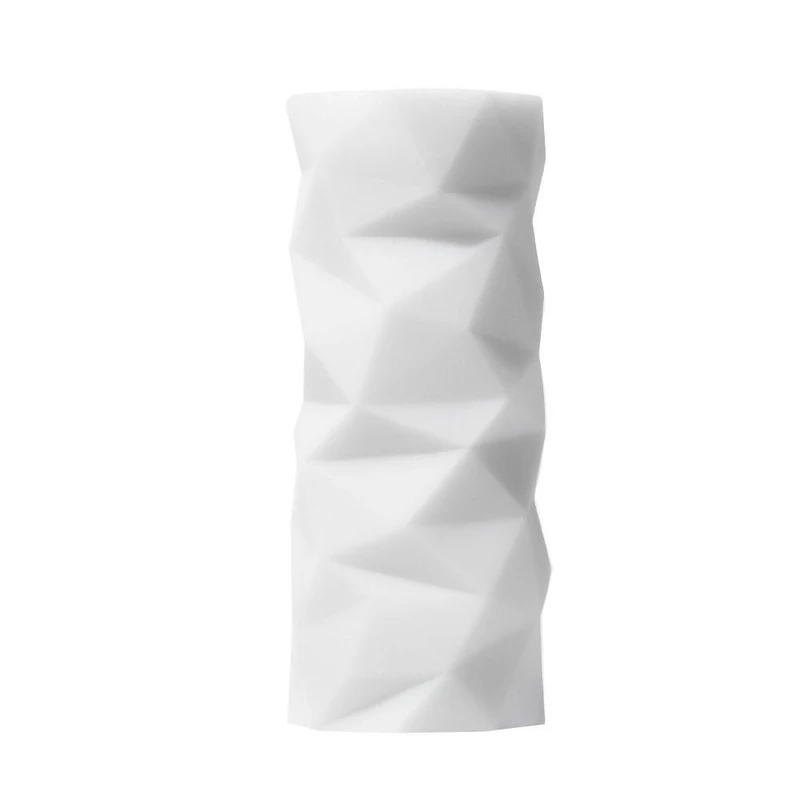 Tenga 3D Poligon - Vodootporni Stimulativni Igračka za Odrasle - 15,6 cm - Beli