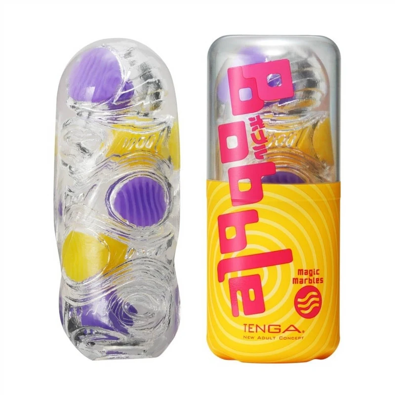 TENGA Bobble Magic Marbles - Višebojni vodootporni stimulator 16,5cm