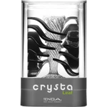 TENGA crysta Leaf - Vodootporna igračka za odrasle, 9cm, prozirna