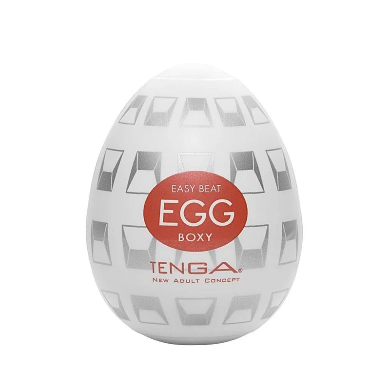 TENGA EGG BOXY - Elegantna Igračka za Odrasle, Vodootporna, Bijela