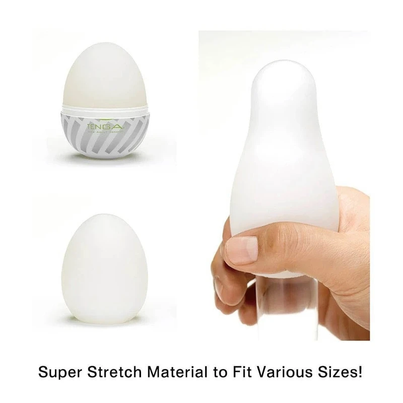 TENGA EGG BRUSH - Delikatna igračka za odrasle, vodootporna, 7cm