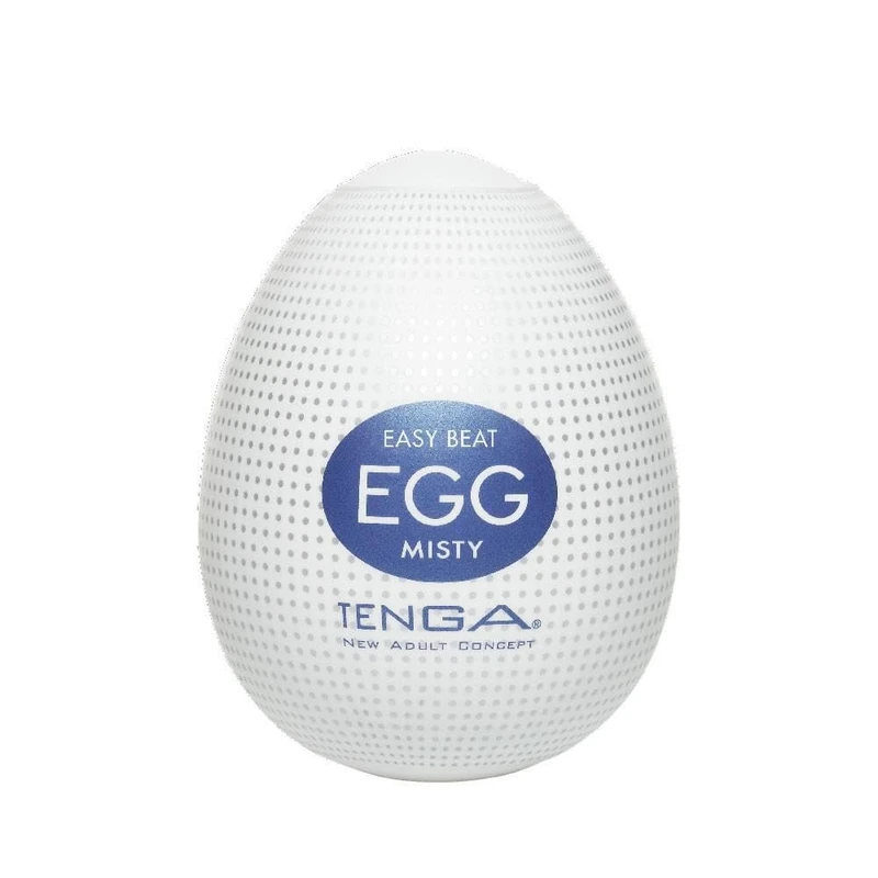 TENGA EGG Misty - Vodootporni seksualni stimulator bijeli 7cm