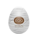 TENGA EGG SILKY II - Delikatni užitak u bijeloj boji, vodootporni 6cm