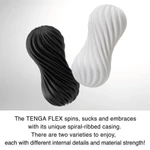 Tenga Flex Rocky Black - Vodootporni Stimulator za Odrasle, 16,5 cm