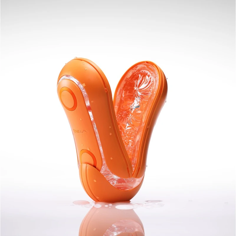 Tenga FLIP ORB Sunset Orange - Vodootporni elastični stimulator za odrasle